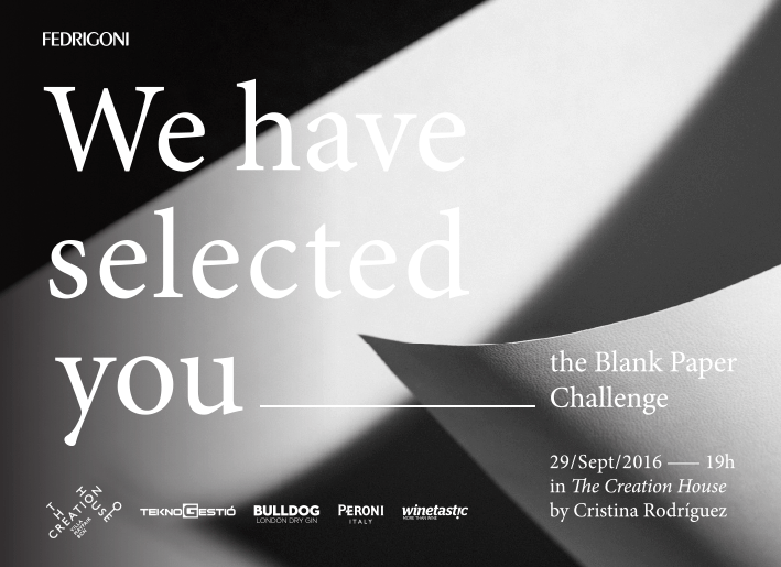 The Blank Paper Event aterra em Barcelona