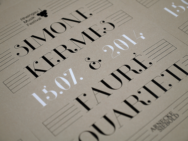 Good Paper, dressing code para o Festival de Música de Rheingau