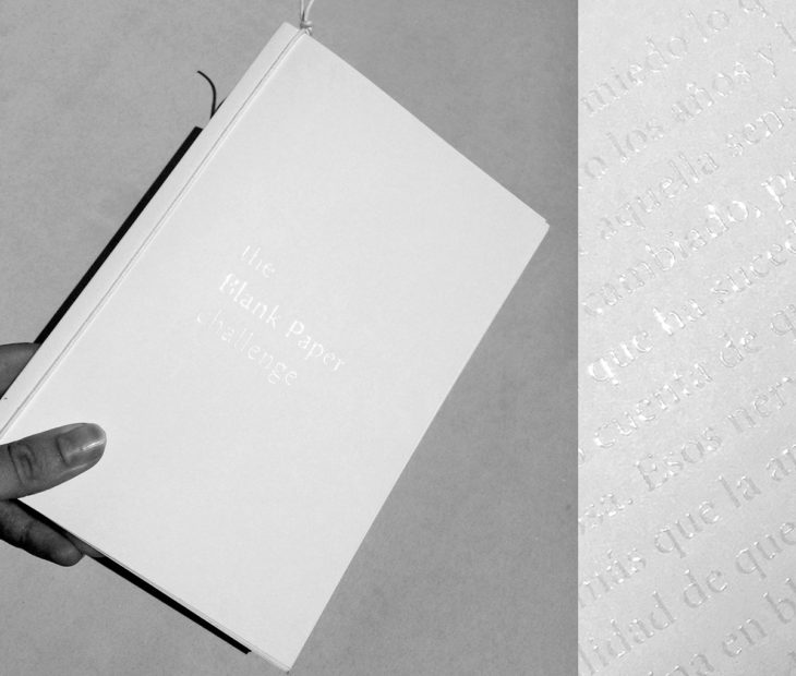 Participe e ganhe um caderno exclusivo Blank Paper Challenge