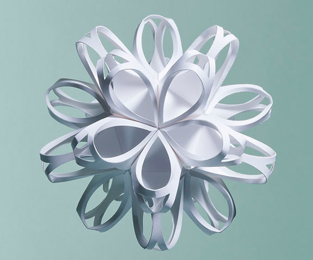 As estruturas em papel de Matthew Shlian