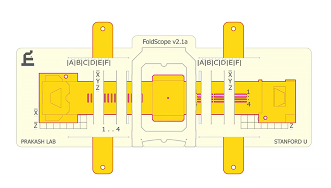 Graças à técnica do Origami é possível construir um microscópio