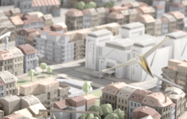 Siga o avião de papel e encontrará a sorte