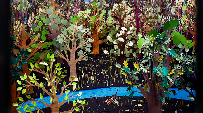 Uma forma muito divertida de descobrir a natureza através do papel