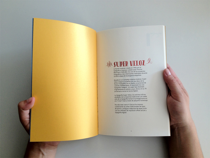 A tipografia e a impressão em tipos de chumbo são os protagonistas da nova ‘F Club’