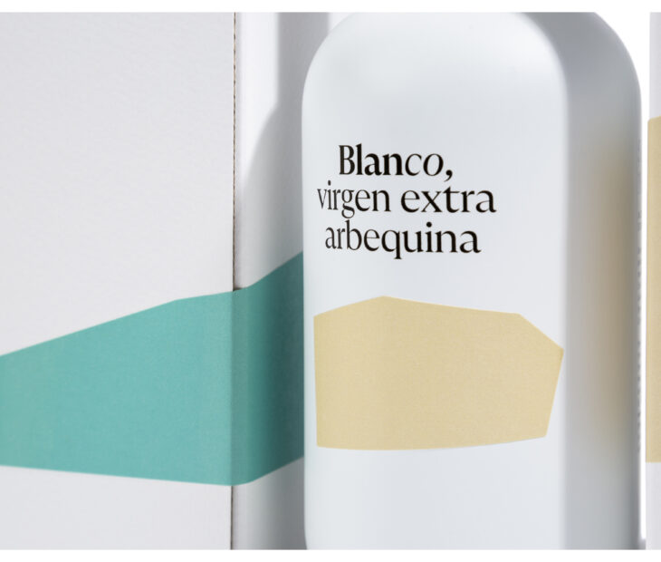 Blanco, azeite virgem extra com embalagem inspirada em Matisse e nos seus papéis recortados